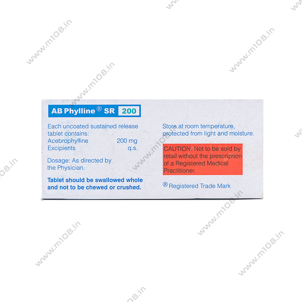 AB PHYLLINE SR 200