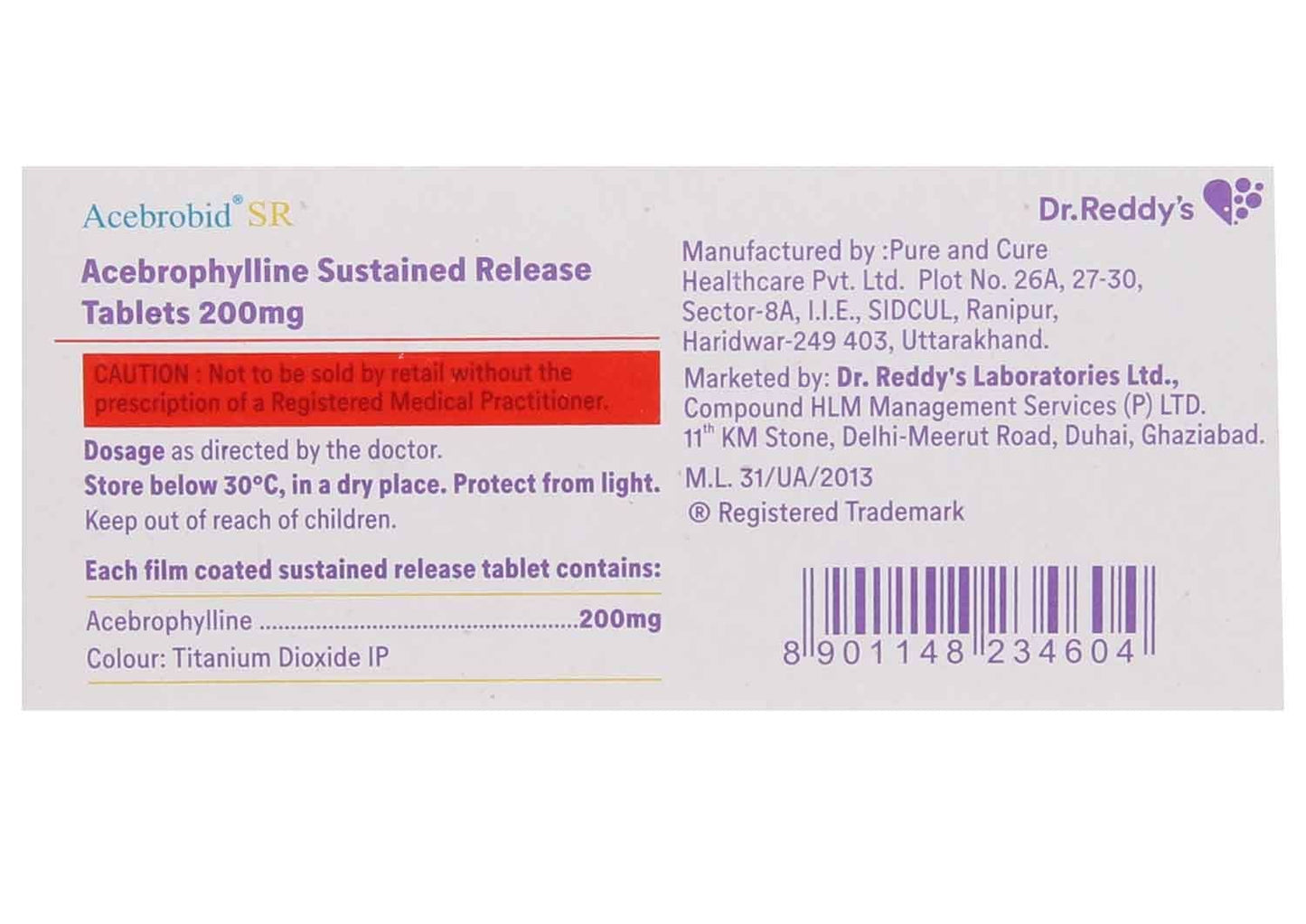 ACEBROBID SR TAB
